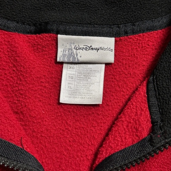 Vintage Walt Disney World Fleece Zip Up Jacket - Picture 6 of 12